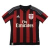 Virallinen Fanipaita AC Milan 2015-16 Retro Kotipelipaita - Miesten